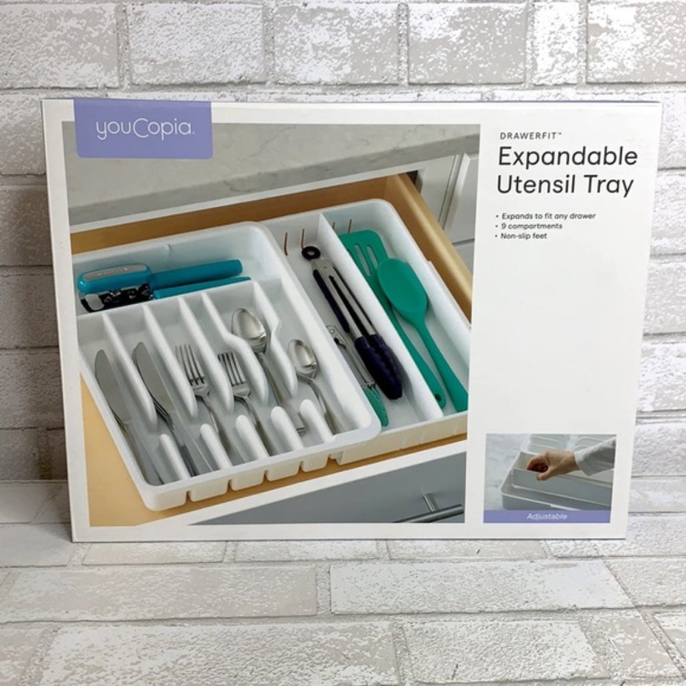 YouCopia Expandable Utensil Tray 🌻